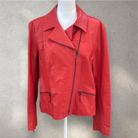 Pierrotucci Italian genuine leather woman’s jacket from Florence - Picture 3 of 13